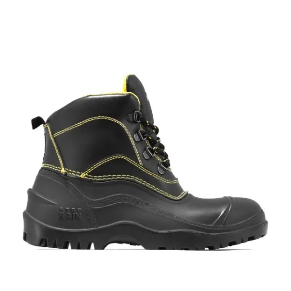 BOTA POLIESTER / PVC PRETO S5 AÇO SRA