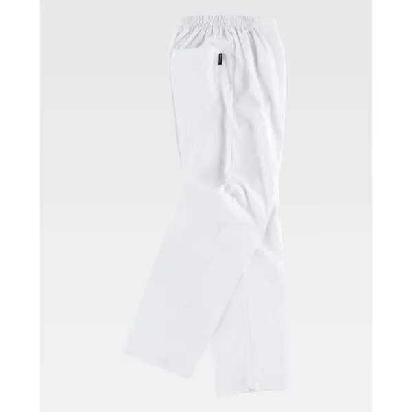 Calça sanitária unissexo em algodão.