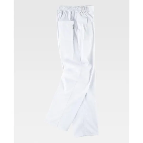 Calça unissexo.
