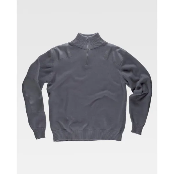 Camisola de gola alta em ponto grosso