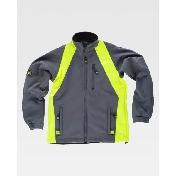 Casaco Workshell combinado.