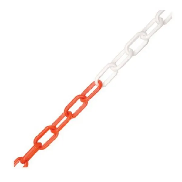 CORRENTE SINALIZAÇAO EM PVC 5 MM 5 MT COM 2 ELOS