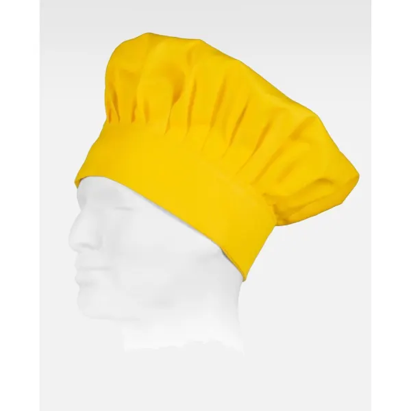 Gorro francês de cozinha estilo cogumelo.