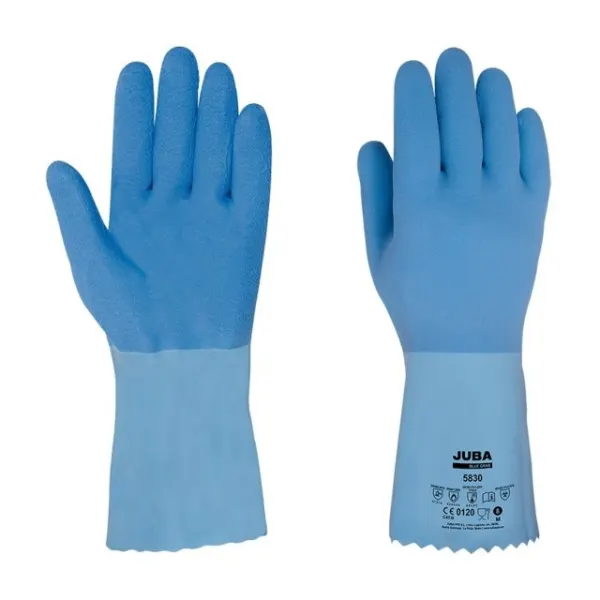 LUVA 100% ALG. REVESTIMENTO LATEX NATURAL 30 CM
