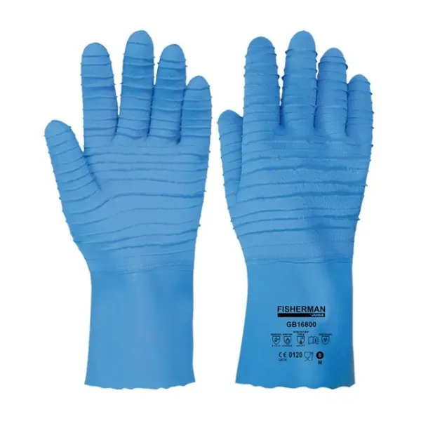 LUVA LATEX RUGOSO COM SUPORTE ALGODAO