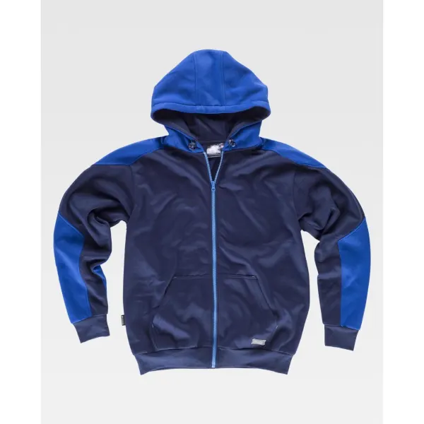 Sweatshirt combinada com capuz